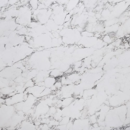 High Pressure Laminated Επιφάνεια Τραπεζιού Απόχρωση White Marble UV set 2τεμ c532960
