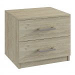 Vita Κομοδίνο με 2 Συρτάρι Απόχρωση sonoma 48x40x41cm c533060