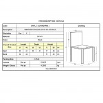 Vento Καρέκλα Τραπεζαρίας Κήπου Στοιβαζόμενη PP Μαύρο UV Protection 46x53x86cm c533074