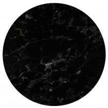 High Pressure Laminated Επιφάνεια Τραπεζιού Απόχρωση Black Marble UV σετ 2τεμ c533200