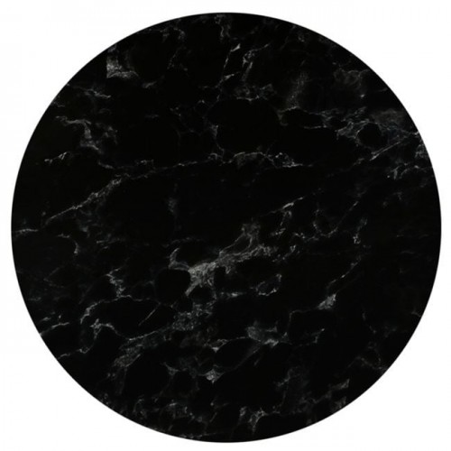 High Pressure Laminated Επιφάνεια Τραπεζιού Απόχρωση Black Marble UV σετ 2τεμ c533200