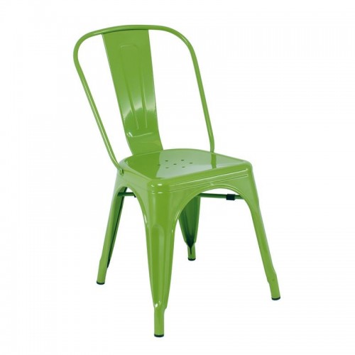 Intra Καρέκλα Στοιβαζόμενη Μέταλλο Βαφή Lime c533216
