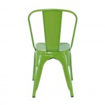 Intra Καρέκλα Στοιβαζόμενη Μέταλλο Βαφή Lime c533216