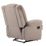 JALO Πολυθρόνα Relax Σαλονιού Καθιστικού Ύφασμα Cappuccino c533224