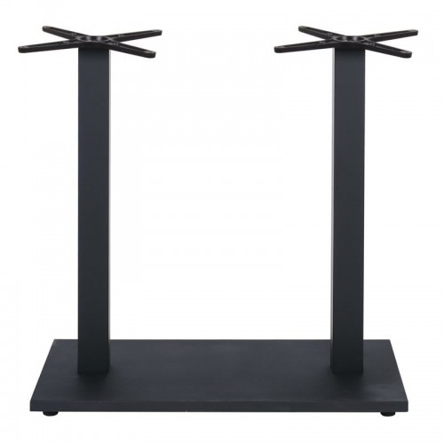 Βάση Τραπεζιού BAR Prato 70x40cm H 93cm Μέταλλο Βαφή Μαύρο με Ρεγουλατόρο 18Kg c533234