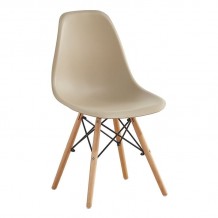 Legno Καρέκλα Τραπεζαρίας Κουζίνας Πόδια Οξιά Κάθισμα PP Tortora Πλήρως K D c533265