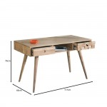 Puzzle Κονσόλα Γραφείο Ξύλο Ακακία Φυσικό c533267