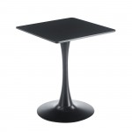 Sosta Τραπέζι MDF Μαύρο Βάση Μέταλλο Βαφή Μαύρο c533288
