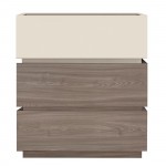 Vain Κομοδίνο 3 Συρτάρια Αποχρώσεων Sonoma Oak Cream με Αποσπώμενα χρωματικά Μέρη c533300