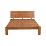 Main Κρεβάτι Διπλό για Στρώμα 150x200cm Ακακία Φυσικό c533375
