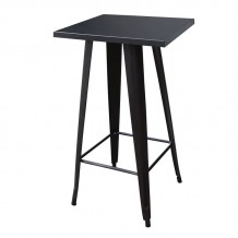 Intra Τραπέζι Bar Μέταλλο Βαφή Μαύρο c533425