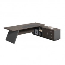 Maestro Γραφείο Δεξιά Γωνία Απόχρωση Grey Walnut c533469