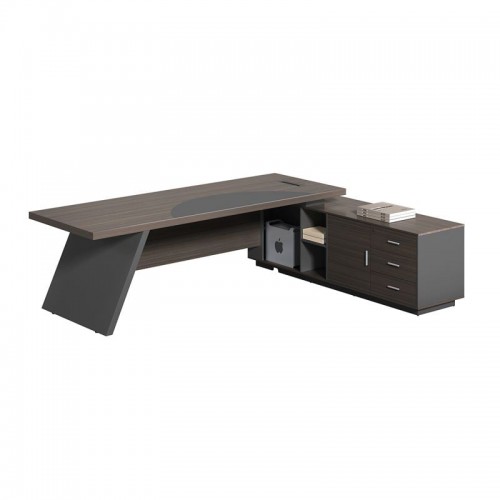 Maestro Γραφείο Δεξιά Γωνία Απόχρωση Grey Walnut c533469