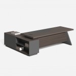 Maestro Γραφείο Δεξιά Γωνία Απόχρωση Grey Walnut c533469