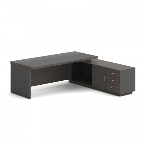 Avanzo Γραφείο Δεξιά Γωνία Απόχρωση Grey Walnut c533470