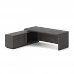 Avanzo Γραφείο Αριστερή Γωνία Απόχρωση Grey Walnut c533473