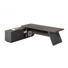 MAESTRO Γραφείο Αριστερή Γωνία Απόχρωση Grey Walnut c533481