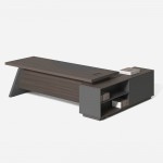 MAESTRO Γραφείο Αριστερή Γωνία Απόχρωση Grey Walnut c533481