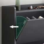 Scarpiera Παπουτσοθήκη MDF Melamine Απόχρωση Γκρι c533485