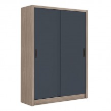 Vain Ντουλάπα Δίφυλλη Συρόμενη Αποχρώσεων Sonoma Oak Grey c533488