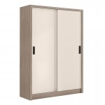 Vain Ντουλάπα Δίφυλλη Συρόμενη Αποχρώσεων Sonoma Oak Cream c533490