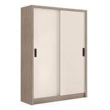 Vain Ντουλάπα Δίφυλλη Συρόμενη Αποχρώσεων Sonoma Oak Cream c533490