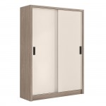 Vain Ντουλάπα Δίφυλλη Συρόμενη Αποχρώσεων Sonoma Oak Cream c533490