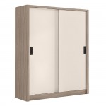 Vain Ντουλάπα Δίφυλλη Συρόμενη Αποχρώσεων Sonoma Oak Cream c533491