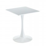 Sosta Τραπέζι MDF Άσπρο Βάση Μέταλλο Βαφή Άσπρο c533515