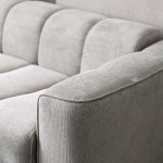 Moris Καναπές Κρεβάτι 3Θέσιος Ύφασμα Water Repellent Ανοιχτό Γκρι c533671