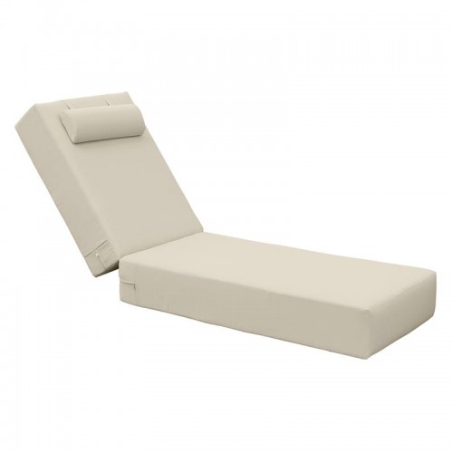 Solari Μαξιλάρι Ξαπλώστρας 20cm Προσκέφαλο Ύφασμα Water Repellent Sandy Φερμουάρ c533762