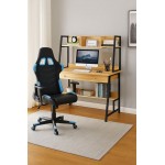 Studio Set Γραφείο Η Υ Sonoma Μαύρο Πολυθρόνα Gaming Μαύρο Μπλε c533809
