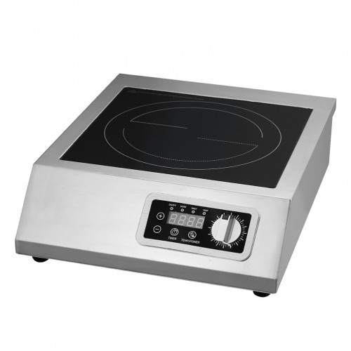 Επαγωγική Εστία ψηστικής επιφάνειας 28x28cm 3 5KW μηχανική ρυθμ θερμοκρασίας 34x43 6x12cm KARAMCO c533847