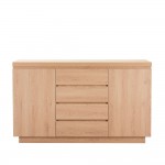 DRUVO ΜΠΟΥΦΕΣ 2ΠΟΡΤΕΣ 4ΣΥΡΤΑΡΙΑ ΦΥΣΙΚΟ 160x39x92cm c533860