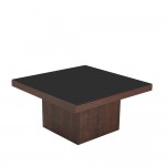 NUEZ COFFEE TABLE ΚΑΡΥΔΙ ΜΑΥΡΟ 79x79x40cm c533862