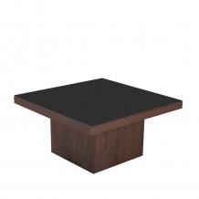 NUEZ COFFEE TABLE ΚΑΡΥΔΙ ΜΑΥΡΟ 79x79x40cm c533862