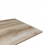 Τραπέζι Aragne pakoworld sonoma mdf με μαύρα μεταλλικά πόδια 160x90x75εκ c533874