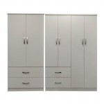 Ντουλάπα εξάφυλλη Lego pakoworld λευκή 200 5x42x180εκ c533878