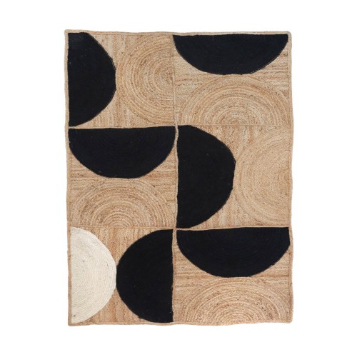 BELLEZZA A ΧΑΛΙ 210x140 ΓΙΟΥΤΑ ΜΠΕΖ ΜΑΥΡΟ ΛΕΥΚΟ c533915