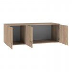 Πατάρι ντουλάπας Royal pakoworld τρίφυλλο sonoma 150x58x53εκ c533930