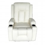 Πολυθρόνα relax Gessel pakoworld PU σε κρεμ απόχρωση 80x90x98εκ c533941