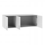 Πατάρι ντουλάπας Royal pakoworld τρίφυλλο λευκό 150x58x53εκ c533993