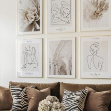 Πίνακας Greda pakoworld εξάπτυχος με ψηφιακή εκτύπωση και πλαίσιο 33x1 5x48εκ c533996