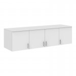 Πατάρι ντουλάπας Royal pakoworld τετράφυλλο λευκό 200x58x53εκ c534002