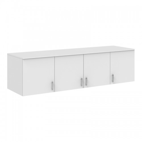 Πατάρι ντουλάπας Royal pakoworld τετράφυλλο λευκό 200x58x53εκ c534002