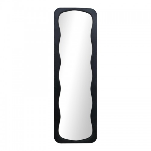 Καθρέπτης Lezour pakoworld βελούδο σε μαύρη απόχρωση 50x5x170εκ c534022