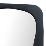 Καθρέπτης Lezour pakoworld βελούδο σε μαύρη απόχρωση 50x5x170εκ c534022