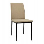 ΚΑΡΕΚΛΑ ΤΡΑΠΕΖΑΡΙΑΣ PERKY HM18347 04 ΜΠΕΖ ΥΦΑΣΜΑ-ΜΕΤΑΛ ΠΟΔΙΑ ΜΑΥΡΑ 42x58x89 5Υεκ c534043