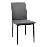 ΚΑΡΕΚΛΑ ΤΡΑΠΕΖΑΡΙΑΣ PERKY HM18347 01 ΓΚΡΙ ΥΦΑΣΜΑ-ΜΕΤΑΛ ΠΟΔΙΑ ΜΑΥΡΑ 42x58x89 5Υεκ c534044