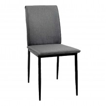 ΚΑΡΕΚΛΑ ΤΡΑΠΕΖΑΡΙΑΣ PERKY HM18347 01 ΓΚΡΙ ΥΦΑΣΜΑ-ΜΕΤΑΛ ΠΟΔΙΑ ΜΑΥΡΑ 42x58x89 5Υεκ c534044